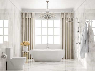 Elegant Master Bathroom